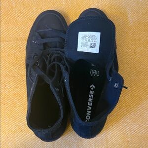 Converse Classic Black Canvas Sneakers